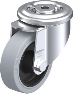 LKR-POEV 100XR-SG pasukamas ratukas su guma, 100 mm