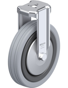 BKRA-VPA 125K-FA fiksuotas guminis ratukas 125 mm