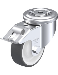 LKR-POTH 100KA-FI poliuretano ratukas su stabdžiais