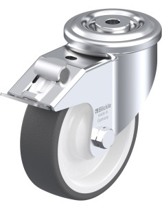 LKR-POTH 125KA-FI poliuretano ratukas su stabdžiais