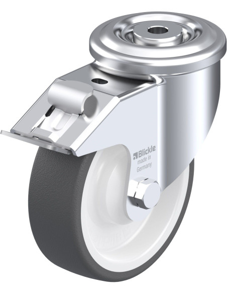 LKR-POTH 125KA-FI poliuretano ratukas su stabdžiais