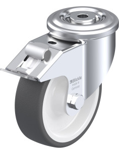 LKR-POTH 125R-FI poliuretano ratukas su stabdžiais