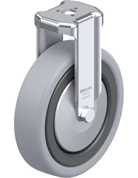 BKRA-VPA 126K-FA fiksuotas ratukas 125mm guma 120kg