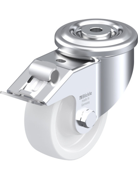 LKR-SPO 100G-FI - Sintetinis pasukamas ratukas su stabdžiais