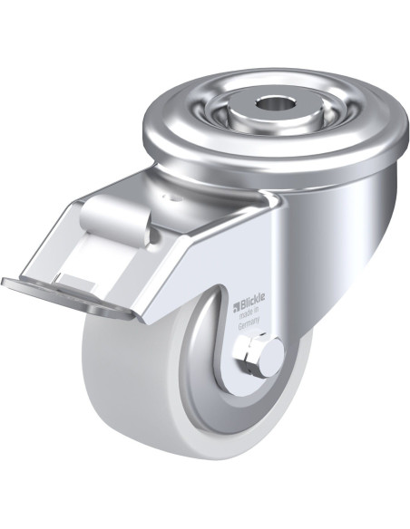 LKR-SPO 80G-FI-FA sintetinis pasukamas ratukas su stabdžiais