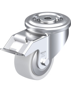 LKR-SPO 80K-FI-FA sintetinis pasukamas ratukas su stabdžiais