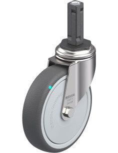 Poliuretano pasukamas ratukas LKRXA-PATH 100 mm, 120 kg