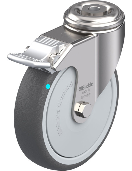 LKRXA-PATH 101KFD-11-FI poliuretano ratukas su stabdžiais