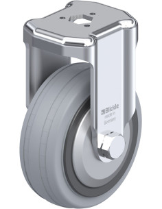 BKRA-VPA 80K-FA fiksuotas guminis ratukas 80 mm