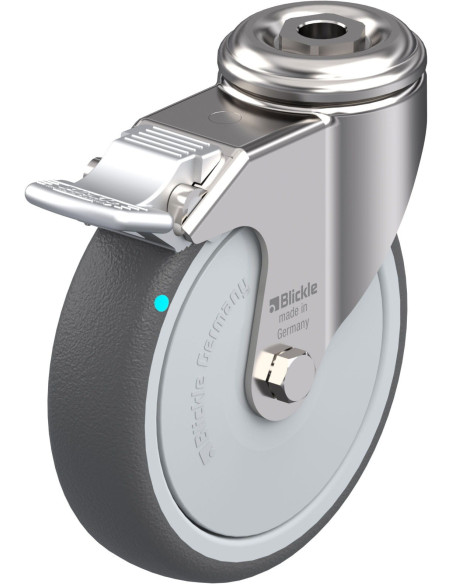 Poliuretano ratukas LKRXA-PATH 101KFD-FI su stabdžiais