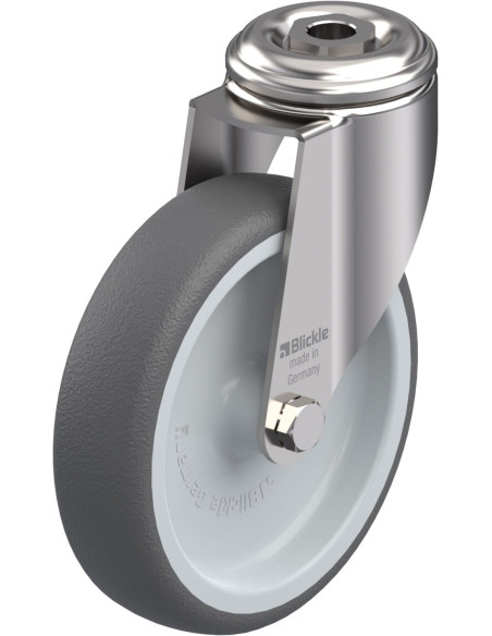 LKRXA-PATH 126G - Nerūdijantis plieno pasukamas ratukas