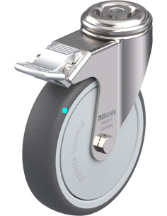 Poliuretano ratukas LKRXA-PATH 126KFD-11-FI su stabdžiais