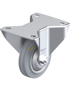 BK-RD 100R-3-VLI-FA fiksuotas ratukas su guma