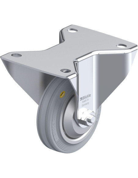 BK-RD 100R-3-VLI-FA fiksuotas ratukas su guma