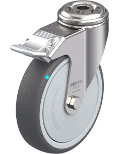 LKRXA-PATH 126KFD-FI poliuretano ratukas su stabdžiais