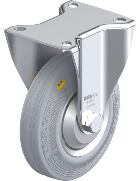 BK-RD 125R-1-VLI-FA fiksuotas ratukas su guma