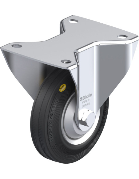 BK-RD 125R-3-FA fiksuotas ratukas dengtas guma