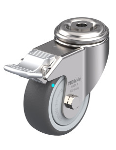 LKRXA-PATH 80KFD-11-FI poliuretano ratukas su stabdžiais