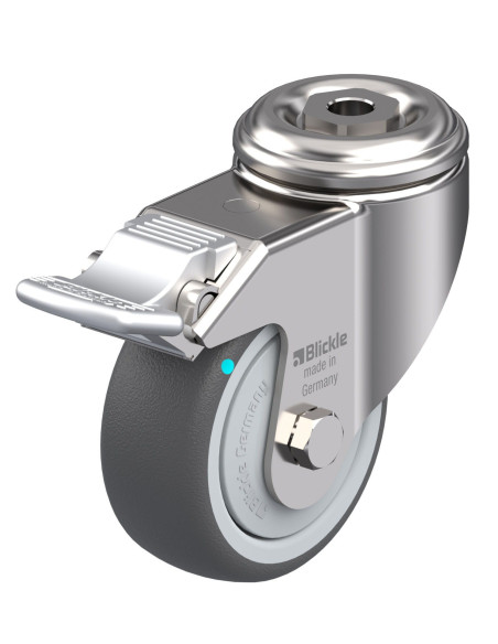 LKRXA-PATH 80KFD-11-FI poliuretano ratukas su stabdžiais