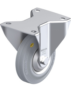 BK-RD 125R-3-VLI-FA fiksuotas ratukas dengtas guma