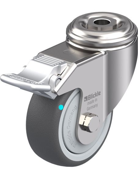 LKRXA-PATH 80KFD-FI poliuretano ratukas su stabdžiais