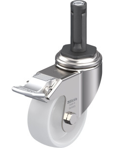 LKRXA-PO 80G-11-FI-EXR12 - Nerūdijantis plieno ratukas su