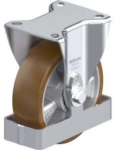 B-ALB 125K-FS poliuretano fiksuotas ratukas 125 mm