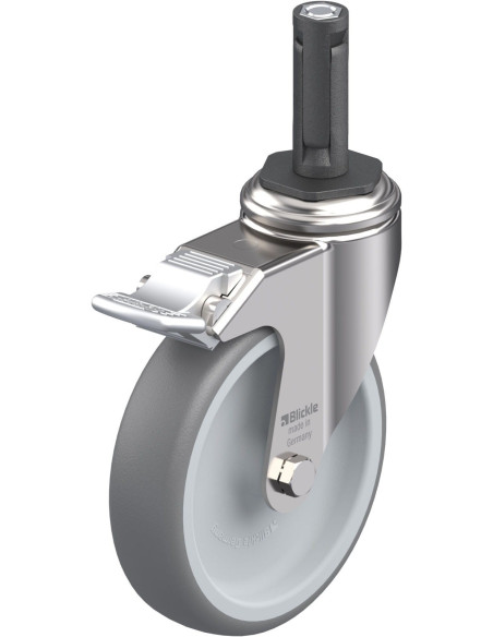 LKRXA-TPA 126G-11-FI-EXR12 pasukamas ratukas su stabdžiais