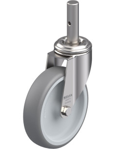 LKRXA-TPA 126G-ZAX51 - Nerūdijantis plieno pasukamas ratukas