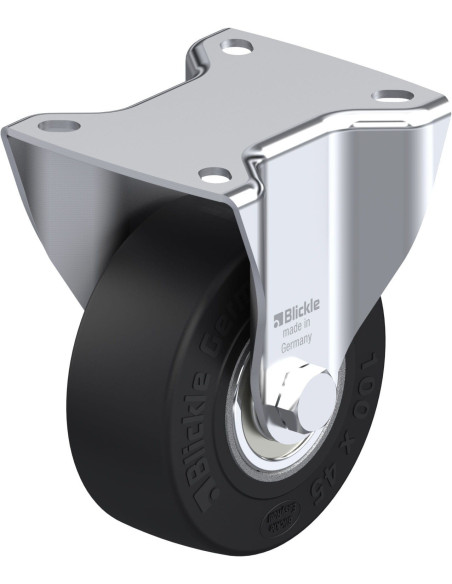 BK-SE 100K-1 fiksuotas ratukas dengtas guma