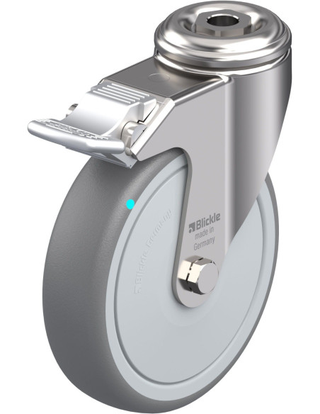 LKRXA-TPA 126KFD-FI pasukamas ratukas su stabdžiais 125mm