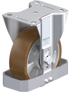 B-ALB 150K-FS poliuretano fiksuotas ratukas 150 mm