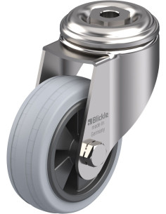 LKRXA-VPA 80G-11 - Nerūdijantis plieno pasukamas ratukas