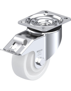 LK-SPO 100K-1-FI sintetinis pasukamas ratukas su stabdžiais