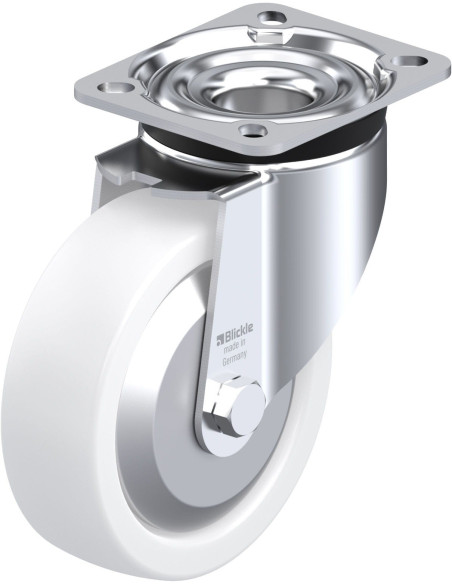 LK-SPO 125G-1-FA sintetinis pasukamas ratukas, 125 mm