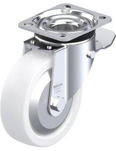 LK-SPO 125G-1-ST-FA sintetinis ratukas su stabdžiais