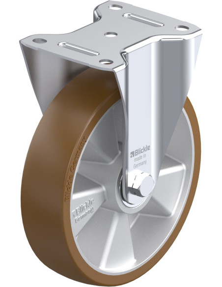 B-ALB 200K Poliuretano fiksuotas ratukas 200 mm