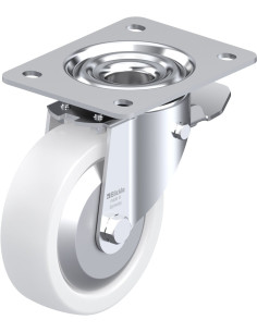 LK-SPO 125G-3-ST-FA sintetinis ratukas su stabdžiais