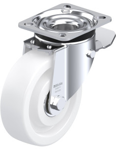 LK-SPO 125K-1-ST sintetinis pasukamas ratukas su stabdžiais