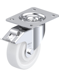 LK-SPO 125K-3-FI sintetinis pasukamas ratukas su stabdžiais