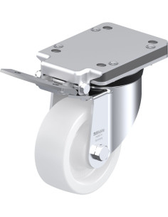 LK-SPO 127G-IS sintetinis pasukamas ratukas su stabdžiais