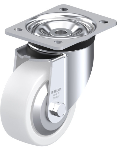 LK-SPO 127K-FA sintetinis pasukamas ratukas 125 mm