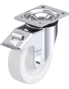 LK-SPO 160G-FI sintetinis pasukamas ratukas su stabdžiais