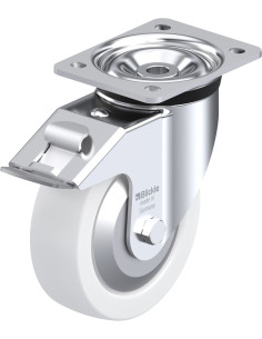 LK-SPO 160G-FI-FA sintetinis pasukamas ratukas su stabdžiais