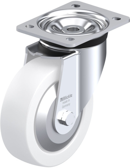 LK-SPO 160K-FA sintetinis pasukamas ratukas 160 mm