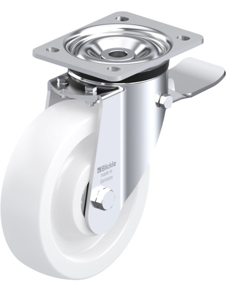 LK-SPO 175K-ST sintetinis pasukamas ratukas su stabdžiais