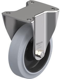 BKX-POEV 160XR-SG fiksuotas ratukas dengtas guma