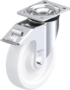 LK-SPO 200G-FI sintetinis pasukamas ratukas su stabdžiais