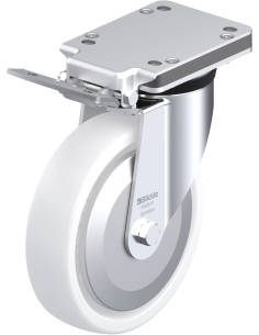 LK-SPO 201G-IS-FA sintetinis pasukamas ratukas su stabdžiais