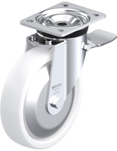 LK-SPO 201K-ST-FA sintetinis pasukamas ratukas su stabdžiais